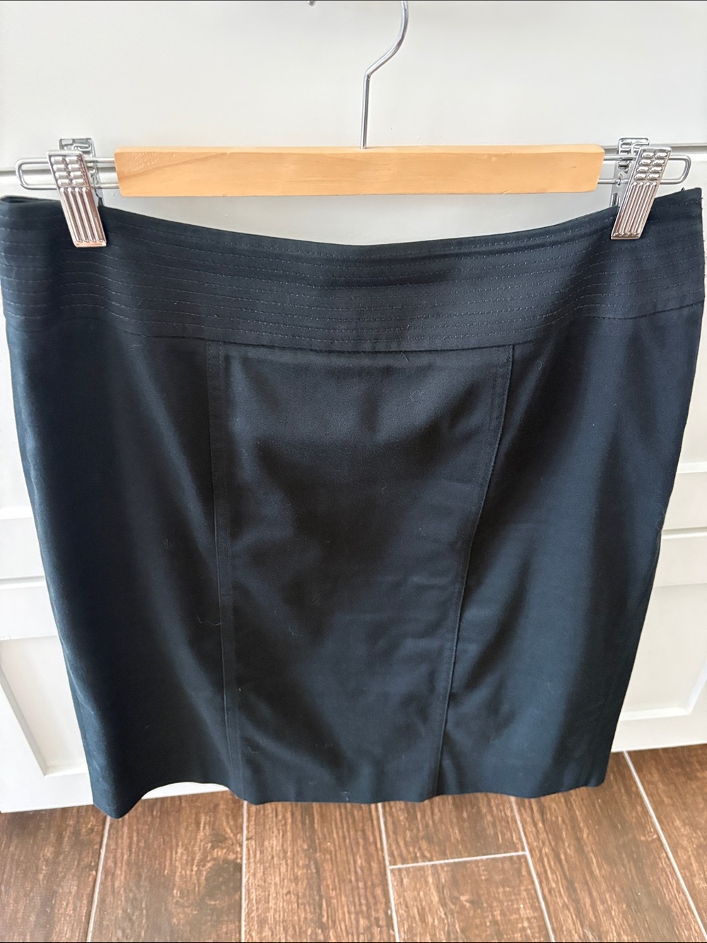 White House Black Market Black Tailored Pencil Skirt